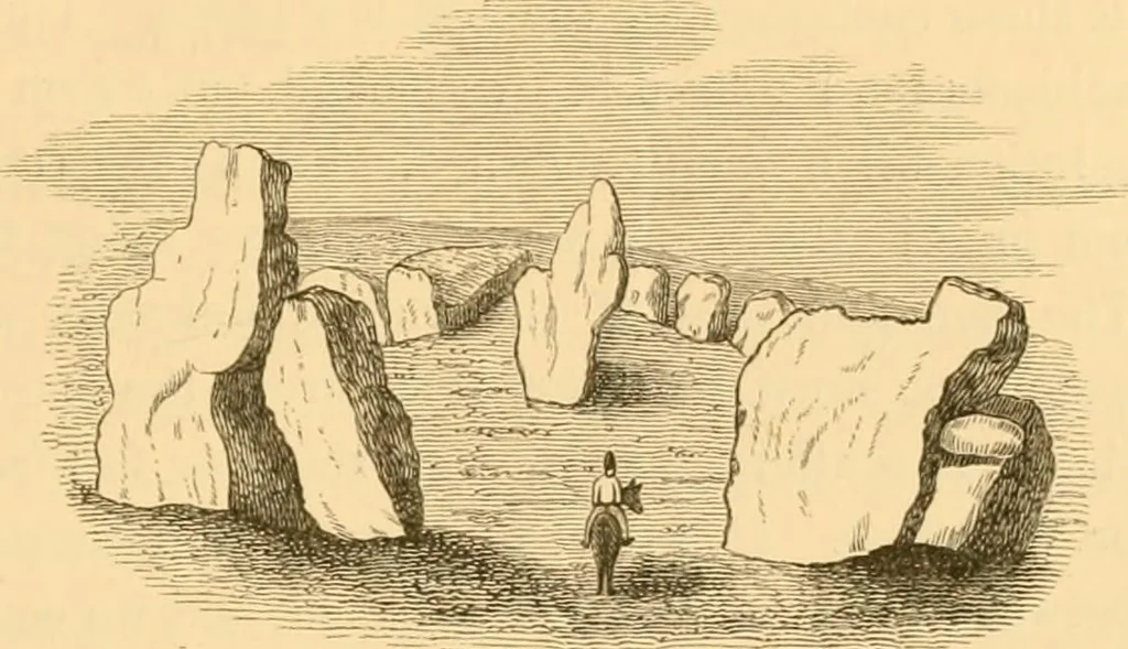 An illustration from Rude stone monuments in all countries; their age and uses, 1872, leaf 478
