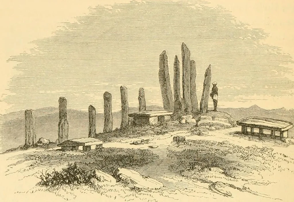 An illustration from Rude stone monuments in all countries; their age and uses, 1872, leaf 489