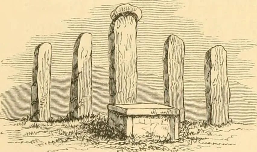 An illustration from Rude stone monuments in all countries; their age and uses, 1872, leaf 489