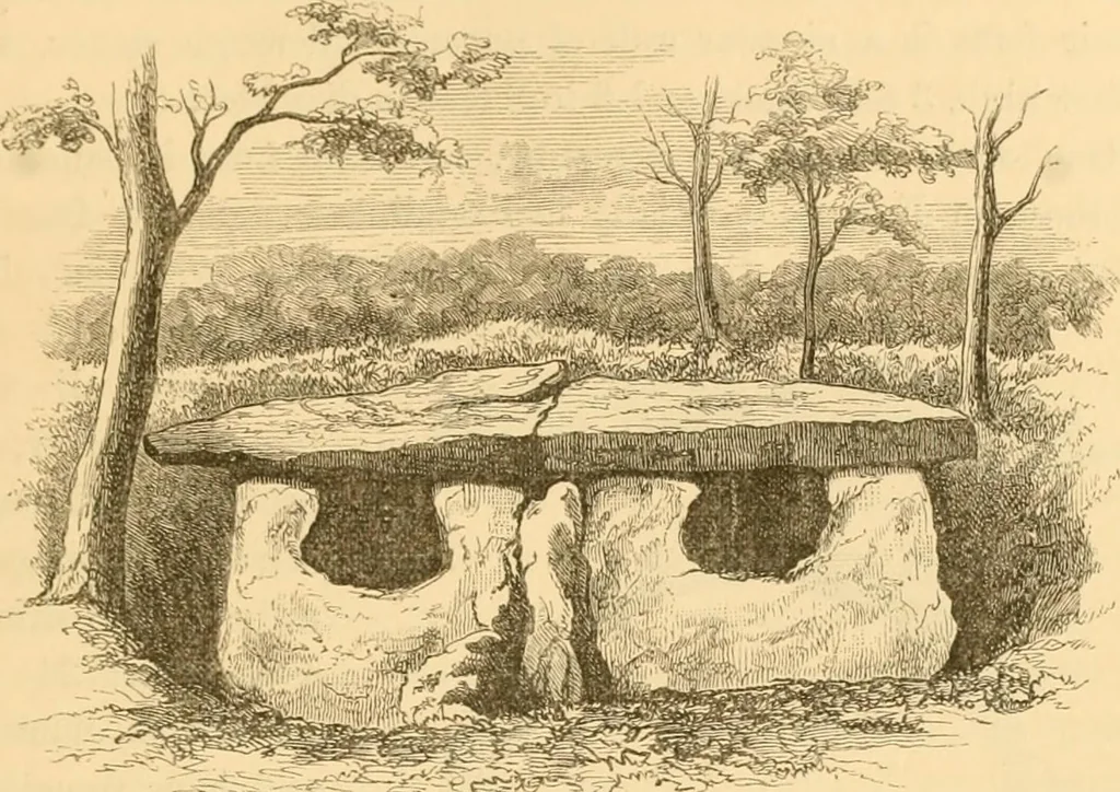 An illustration from Rude stone monuments in all countries; their age and uses, 1872, leaf 498