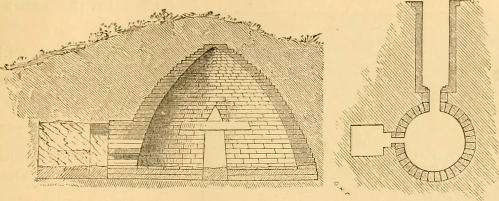 An illustration from Rude stone monuments in all countries; their age and uses, 1872, leaf 58