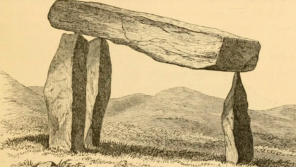 An illustration from Rude stone monuments in all countries; their age and uses, 1872, leaf 70
