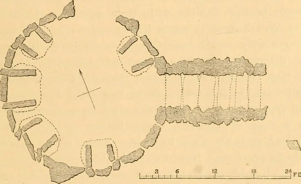 An illustration from Rude stone monuments in all countries; their age and uses, 1872, leaf 76