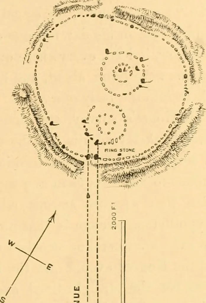 An illustration from Rude stone monuments in all countries; their age and uses, 1872, leaf 88