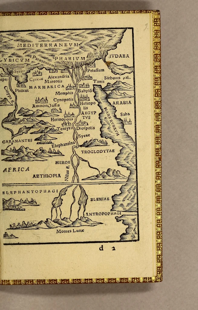 An illustration from Rudimenta cosmographica, 1546, leaf 93