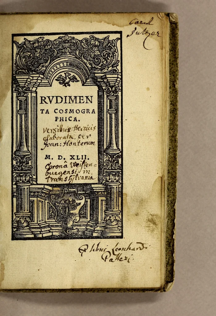 An illustration from Rudimenta cosmographica, 1542, leaf 5