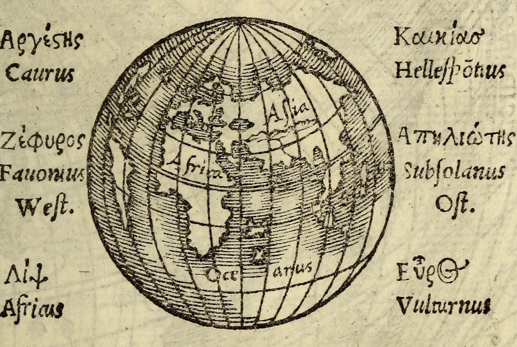 An illustration from Rudimenta cosmographica, 1542, leaf 63