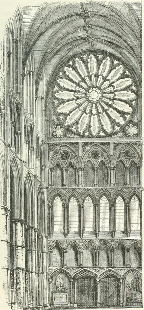 An illustration from Rudimentary architecture: for the use of beginners. The history and description of the styles of architecture of various countries, from the earliest to the present period .., 1874, leaf 104