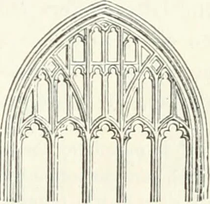 An illustration from Rudimentary architecture: for the use of beginners. The history and description of the styles of architecture of various countries, from the earliest to the present period .., 1874, leaf 124