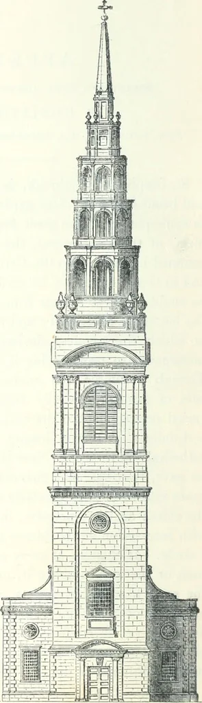An illustration from Rudimentary architecture: for the use of beginners. The history and description of the styles of architecture of various countries, from the earliest to the present period .., 1874, leaf 197