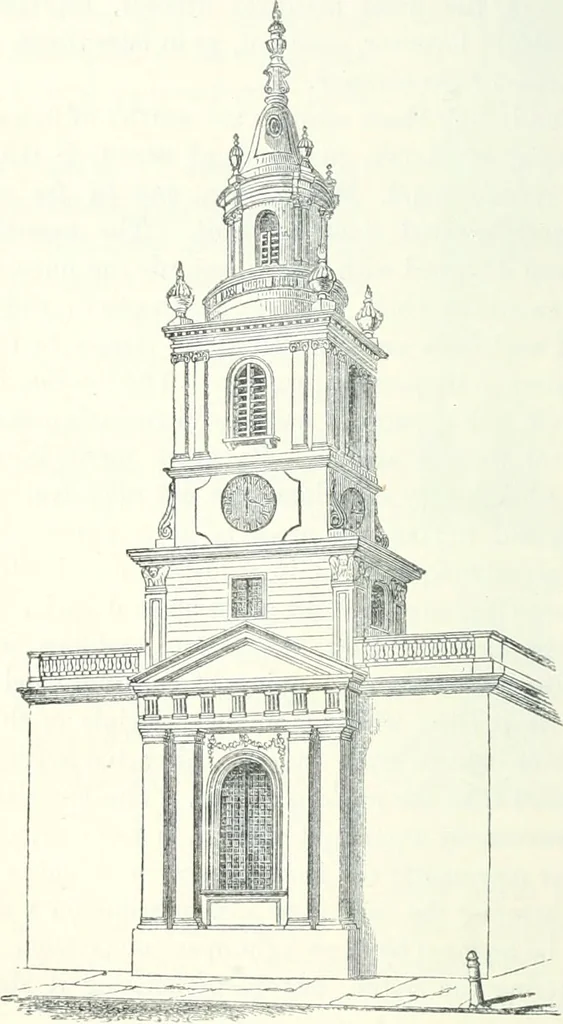 An illustration from Rudimentary architecture: for the use of beginners. The history and description of the styles of architecture of various countries, from the earliest to the present period .., 1874, leaf 205