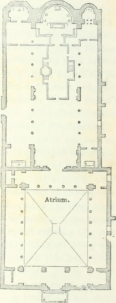 An illustration from Rudimentary architecture: for the use of beginners. The history and description of the styles of architecture of various countries, from the earliest to the present period .., 1874, leaf 33