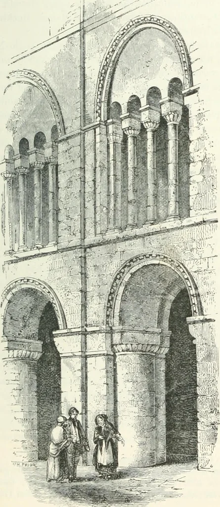 An illustration from Rudimentary architecture: for the use of beginners. The history and description of the styles of architecture of various countries, from the earliest to the present period .., 1874, leaf 96