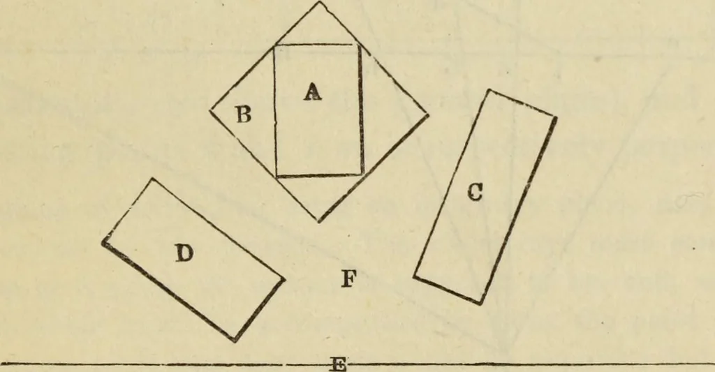 An illustration from A rudimentary and practical treatise on perspective for beginners : simplified for the use of juvenile students and amateurs in architecture, painting, etc., also adapted for schools and private instructors, 1866, leaf 134