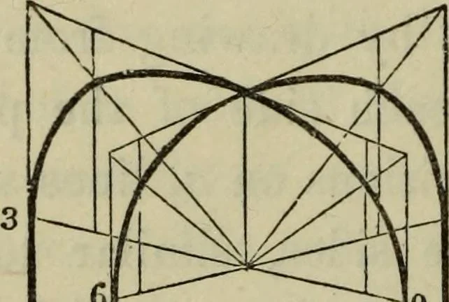 An illustration from A rudimentary and practical treatise on perspective for beginners : simplified for the use of juvenile students and amateurs in architecture, painting, etc., also adapted for schools and private instructors, 1866, leaf 173