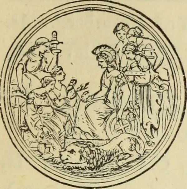 An illustration from A rudimentary and practical treatise on perspective for beginners : simplified for the use of juvenile students and amateurs in architecture, painting, etc., also adapted for schools and private instructors, 1866, leaf 204