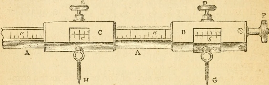 An illustration from Rudimentary treatise on the erection of dwelling-houses : illustrated by a perspective view, plans, elevations, and sections of a pair of semi-detached villas with the specification, quantities, and estimates and every requisite detail, in sequence, for their construction and finishing / by S.H. Brooks., 1874, leaf 107