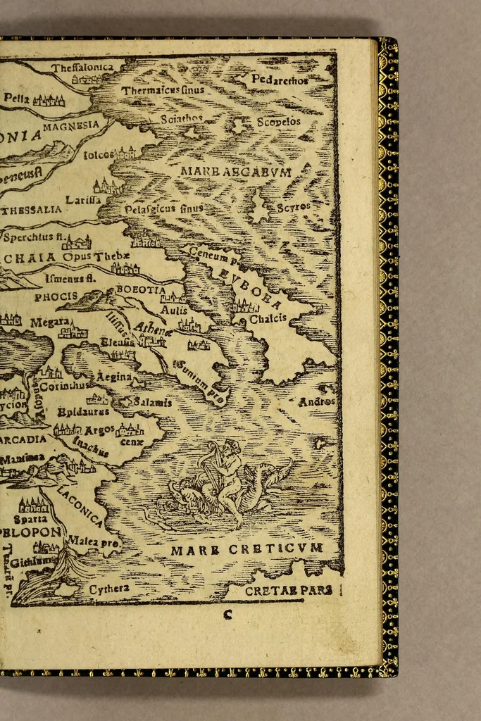 An illustration from Rudimentorum cosmographicorum Ioan. Honteri Coronensis libri III. cum tabellis geographicis elegantissimis. : De variarum rerum nomenclaturis per classes, liber I, 1565, leaf 87