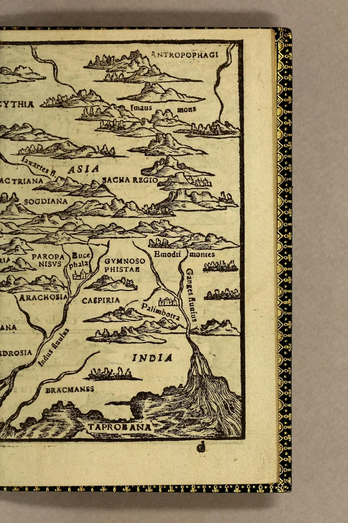 An illustration from Rudimentorum cosmographicorum Ioan. Honteri Coronensis libri III. cum tabellis geographicis elegantissimis. : De variarum rerum nomenclaturis per classes, liber I, 1565, leaf 95