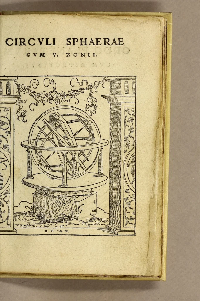 An illustration from Rudimentorum cosmographicorum Ioan. Honteri Coronensis libri III. cum tabellis geographicis elegantissimis. : De uariarum rerum nomenclaturis classes, liber I, 1548, leaf 69