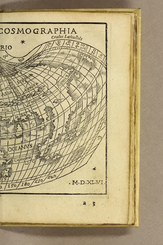 An illustration from Rudimentorum cosmographicorum Ioan. Honteri Coronensis libri III. cum tabellis geographicis elegantissimis. : De uariarum rerum nomenclaturis classes, liber I, 1548, leaf 73
