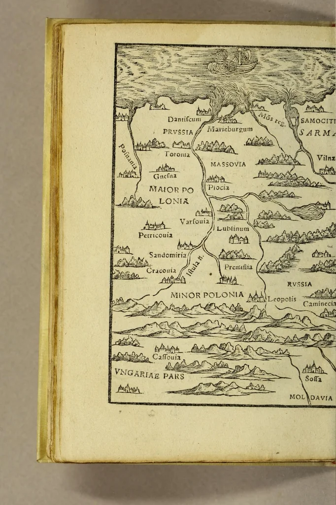 An illustration from Rudimentorum cosmographicorum Ioan. Honteri Coronensis libri III. cum tabellis geographicis elegantissimis. : De uariarum rerum nomenclaturis classes, liber I, 1548, leaf 80