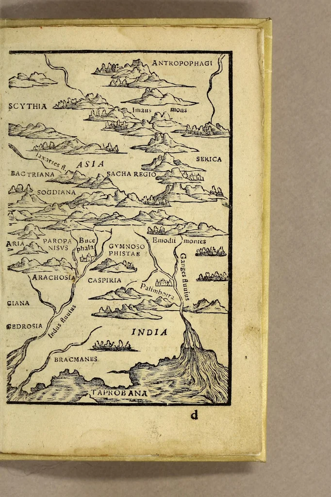 An illustration from Rudimentorum cosmographicorum Ioan. Honteri Coronensis libri III. cum tabellis geographicis elegantissimis. : De uariarum rerum nomenclaturis classes, liber I, 1548, leaf 93
