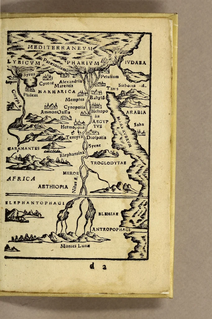 An illustration from Rudimentorum cosmographicorum Ioan. Honteri Coronensis libri III. cum tabellis geographicis elegantissimis. : De uariarum rerum nomenclaturis classes, liber I, 1548, leaf 95