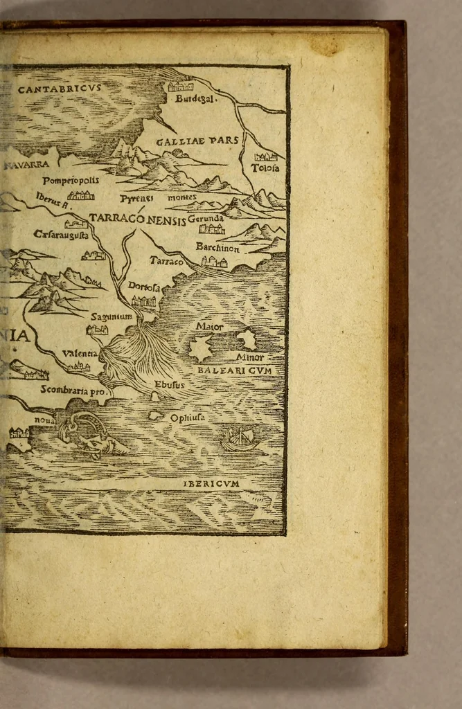 An illustration from Rudimentorum cosmographicorum Ioan. Honteri Coronen[sis] libri III. cum tabellis geographicis, elegantiss. : De uariarum rerum nomenclaturis, per classes, liber I, 1555, leaf 15