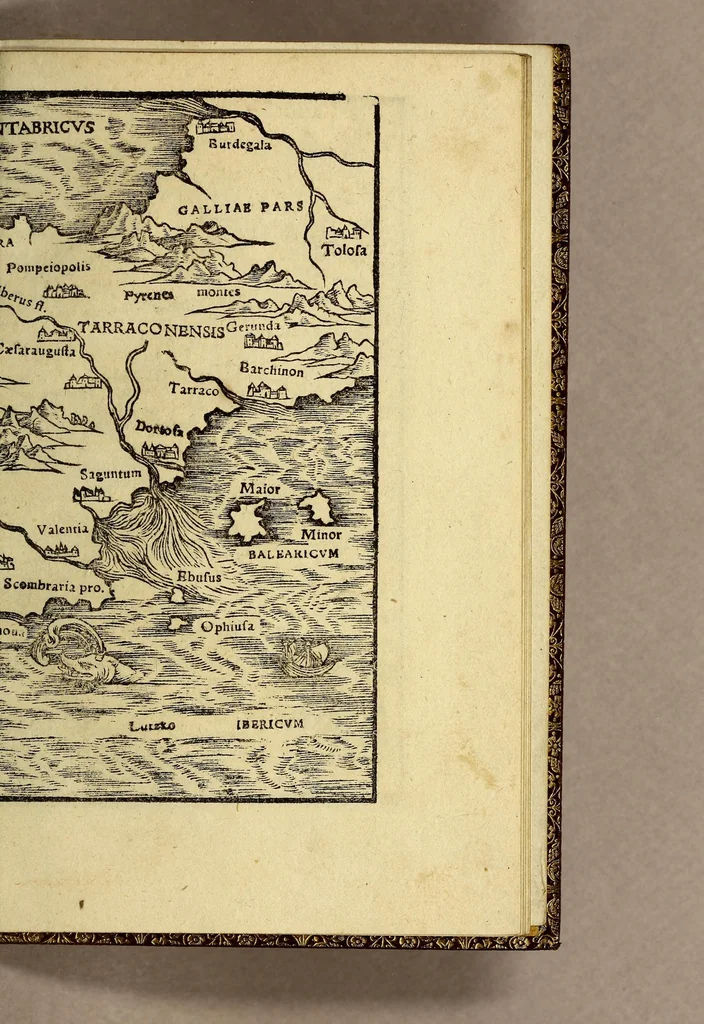 An illustration from Rudimentorum cosmographicorum Ioan. Honteri Coronensis libri III. cum tabellis geographicis elegantissimis. : De uariarum rerum nomenclaturis per classes, liber I, 1552, leaf 75