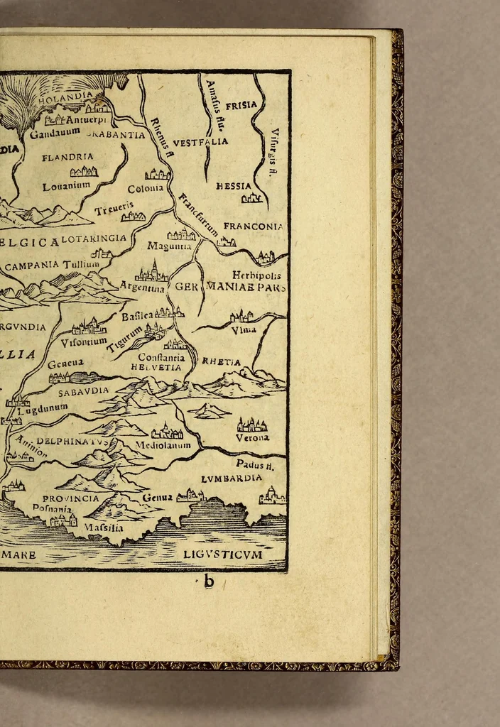 An illustration from Rudimentorum cosmographicorum Ioan. Honteri Coronensis libri III. cum tabellis geographicis elegantissimis. : De uariarum rerum nomenclaturis per classes, liber I, 1552, leaf 77