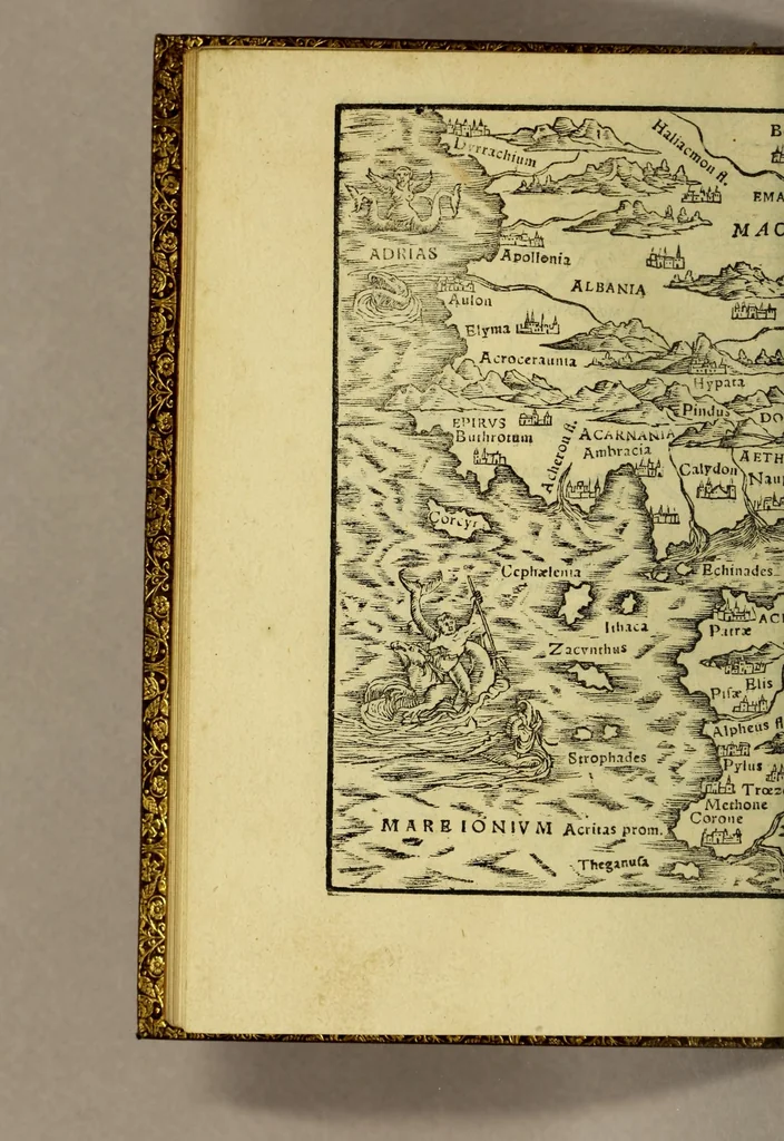 An illustration from Rudimentorum cosmographicorum Ioan. Honteri Coronensis libri III. cum tabellis geographicis elegantissimis. : De uariarum rerum nomenclaturis per classes, liber I, 1552, leaf 84