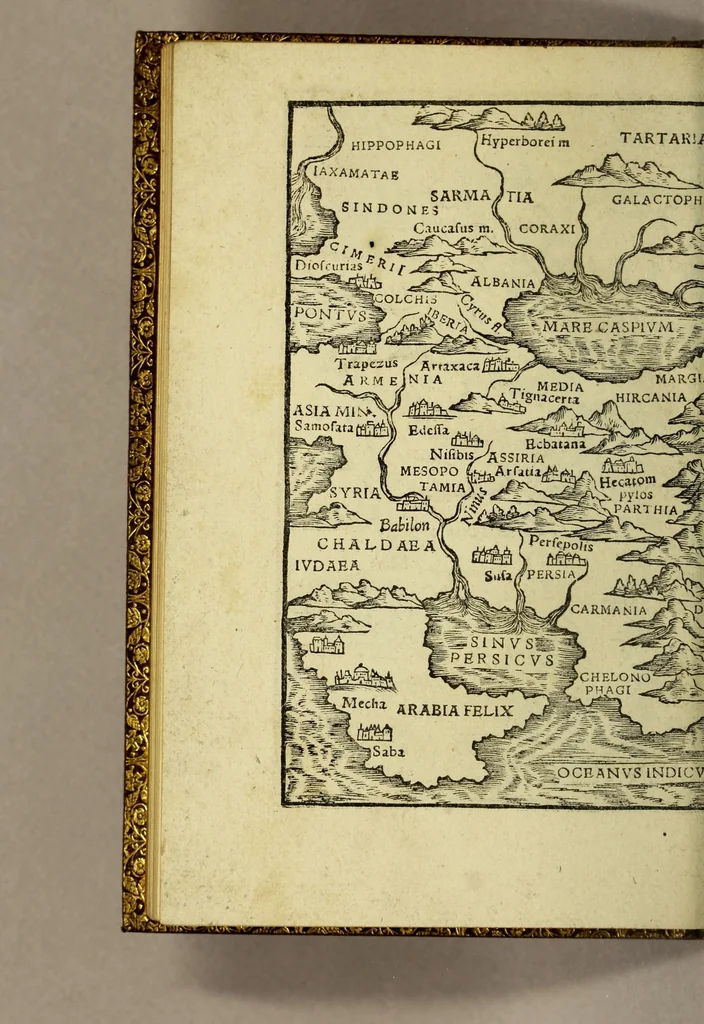An illustration from Rudimentorum cosmographicorum Ioan. Honteri Coronensis libri III. cum tabellis geographicis elegantissimis. : De uariarum rerum nomenclaturis per classes, liber I, 1552, leaf 92