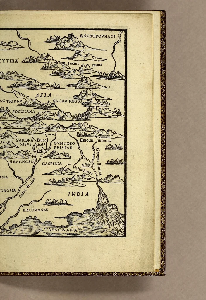 An illustration from Rudimentorum cosmographicorum Ioan. Honteri Coronensis libri III. cum tabellis geographicis elegantissimis. : De uariarum rerum nomenclaturis per classes, liber I, 1552, leaf 93
