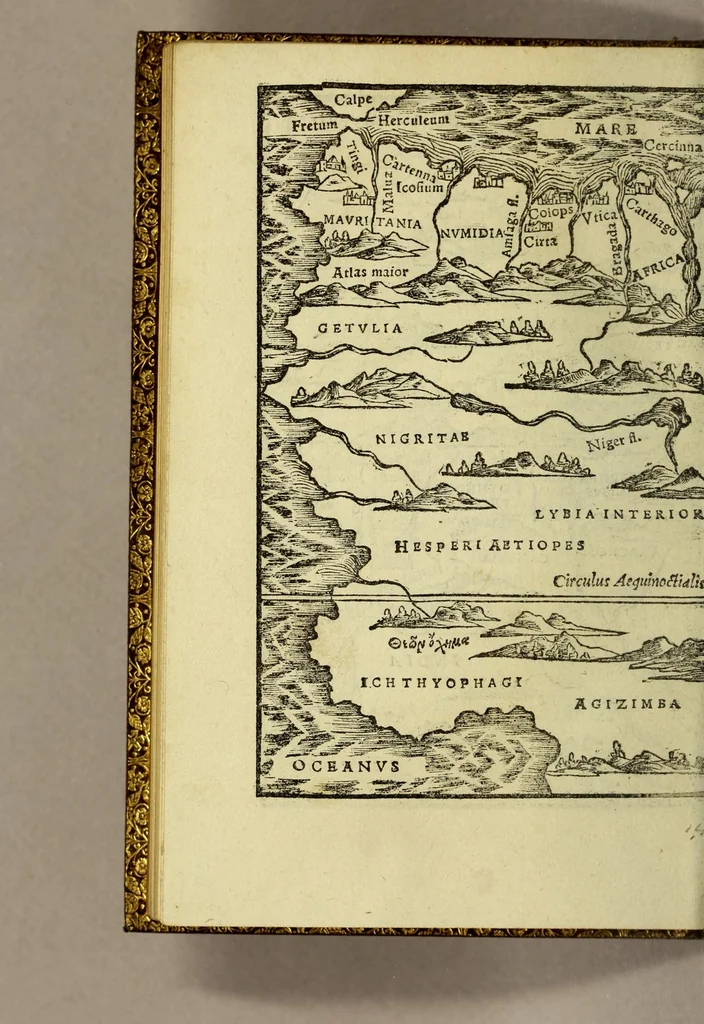 An illustration from Rudimentorum cosmographicorum Ioan. Honteri Coronensis libri III. cum tabellis geographicis elegantissimis. : De uariarum rerum nomenclaturis per classes, liber I, 1552, leaf 94