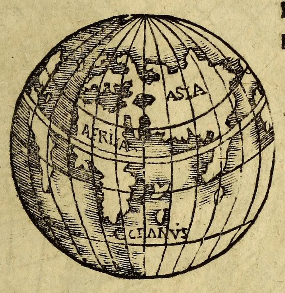 An illustration from Rudimentorum cosmographicorum Ioann. Honteri Coronensis libri III. cum tabellis geographicis elegantissimis. : De uariarum rerum nomenclaturis per classes, liber I, 1549, leaf 73