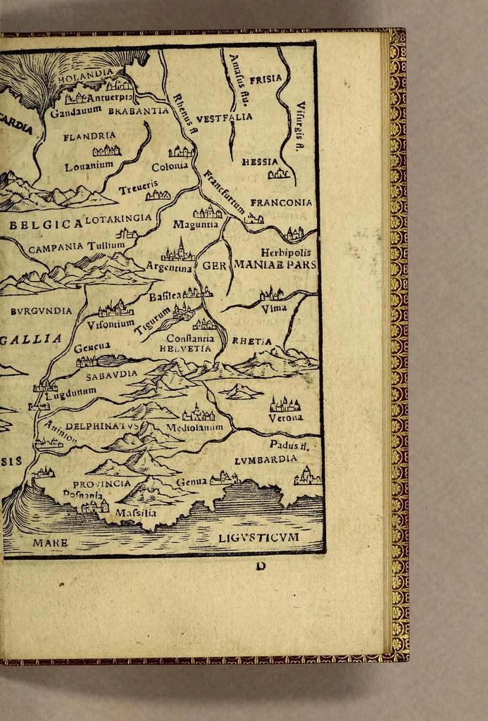 An illustration from Rudimentorum cosmographicorum Ioann. Honteri Coronensis libri III. cum tabellis geographicis elegantissimis. : De uariarum rerum nomenclaturis per classes, liber I, 1549, leaf 79