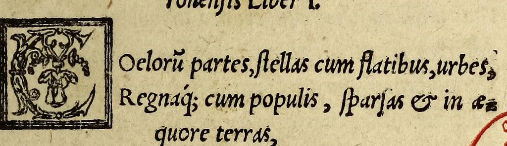 An illustration from Rudimentorum cosmographicorum Ioann. Honteri Coronensis libri III. cum tabellis geographicis elegantissimis. : De uariarum rerum nomenclaturis per classes, liber I, 1549, leaf 9
