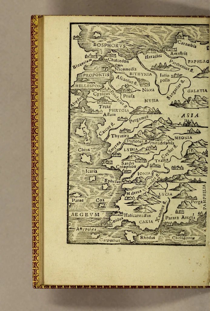 An illustration from Rudimentorum cosmographicorum Ioann. Honteri Coronensis libri III. cum tabellis geographicis elegantissimis. : De uariarum rerum nomenclaturis per classes, liber I, 1549, leaf 92
