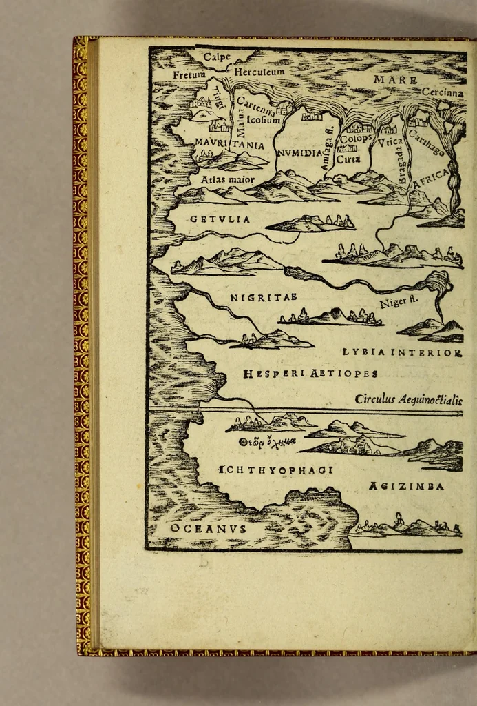 An illustration from Rudimentorum cosmographicorum Ioann. Honteri Coronensis libri III. cum tabellis geographicis elegantissimis. : De uariarum rerum nomenclaturis per classes, liber I, 1549, leaf 96