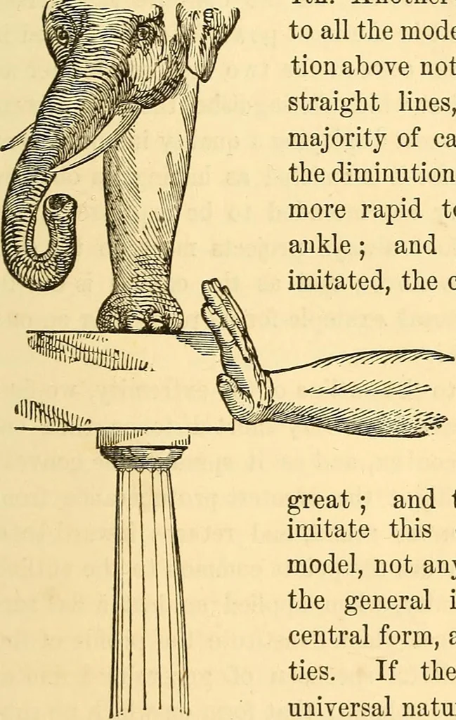 An illustration from The rudiments of architecture and building, for the use of architects, builders, draughtsmen, machinists, engineers, and mechanics, 1872, leaf 172
