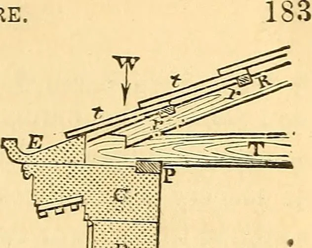 An illustration from The rudiments of architecture and building, for the use of architects, builders, draughtsmen, machinists, engineers, and mechanics, 1872, leaf 194