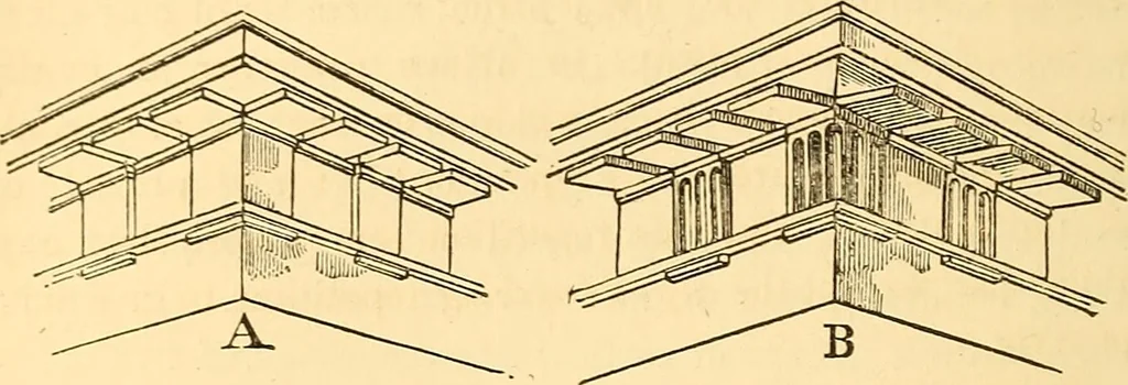 An illustration from The rudiments of architecture and building, for the use of architects, builders, draughtsmen, machinists, engineers, and mechanics, 1872, leaf 199