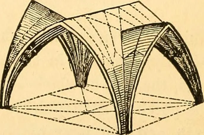 An illustration from The rudiments of architecture and building, for the use of architects, builders, draughtsmen, machinists, engineers, and mechanics, 1872, leaf 234