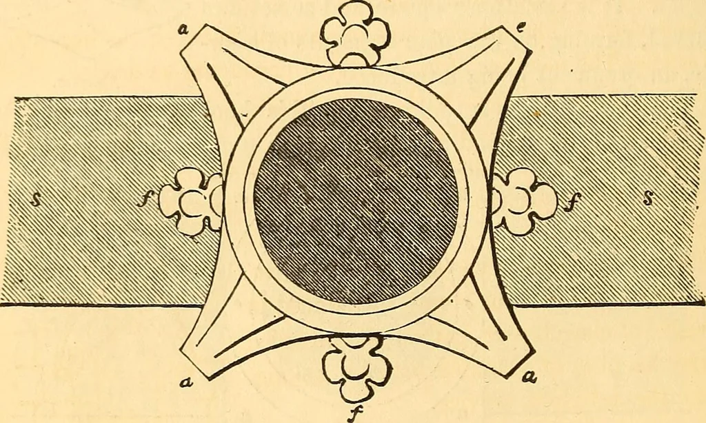 An illustration from The rudiments of architecture and building, for the use of architects, builders, draughtsmen, machinists, engineers, and mechanics, 1872, leaf 299