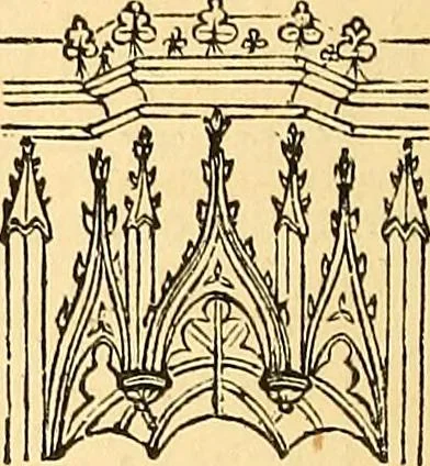 An illustration from The rudiments of architecture and building, for the use of architects, builders, draughtsmen, machinists, engineers, and mechanics, 1872, leaf 303