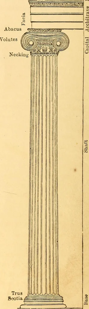 An illustration from The rudiments of architecture and building, for the use of architects, builders, draughtsmen, machinists, engineers, and mechanics, 1872, leaf 31
