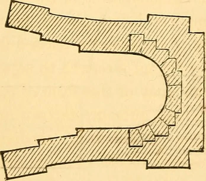 An illustration from The rudiments of architecture and building, for the use of architects, builders, draughtsmen, machinists, engineers, and mechanics, 1872, leaf 356