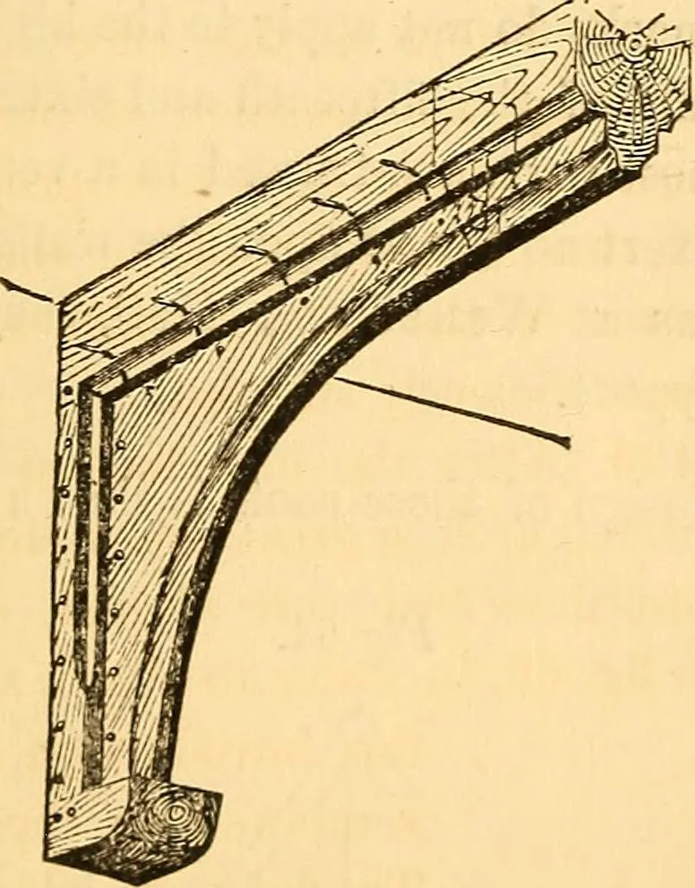 An illustration from The rudiments of architecture and building, for the use of architects, builders, draughtsmen, machinists, engineers, and mechanics, 1872, leaf 376