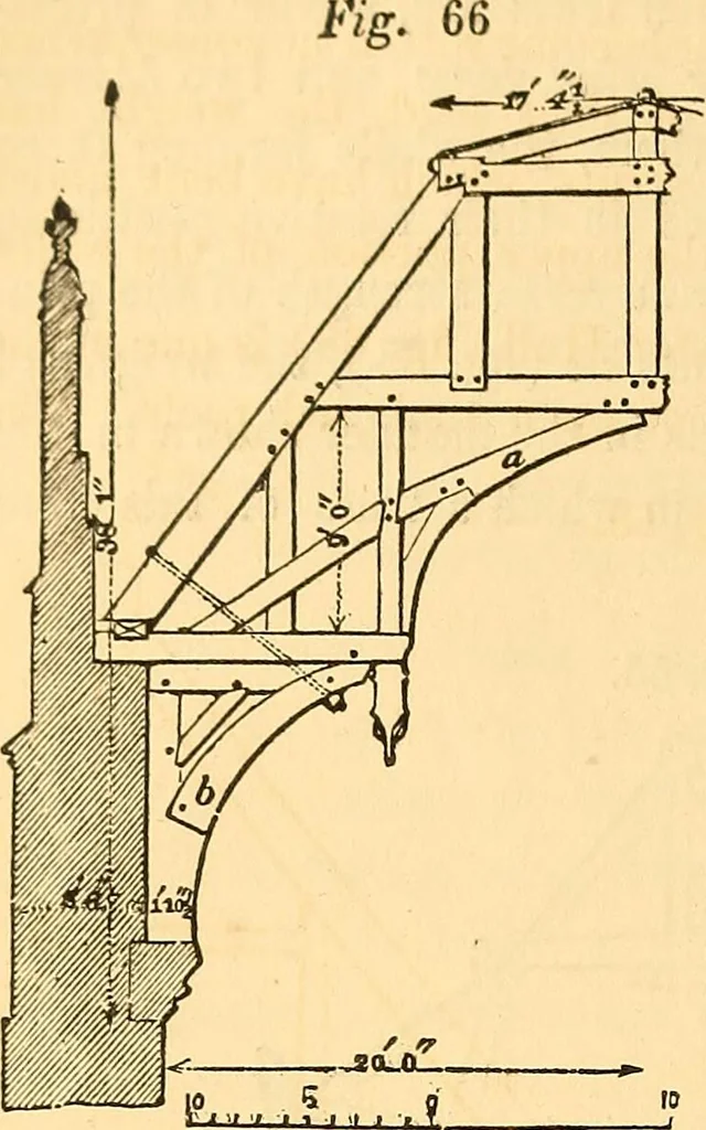 An illustration from The rudiments of architecture and building, for the use of architects, builders, draughtsmen, machinists, engineers, and mechanics, 1872, leaf 379
